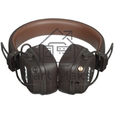Беспроводные/проводные наушники Marshall Major V коричневый, накладные, Bluetooth + проводной, беспроводная зарядка, до 100 ч