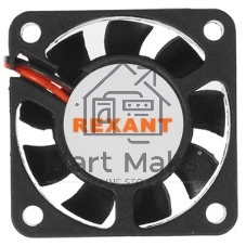 Вентилятор для корпуса Rexant RX 4010MS 24VDC черный, 40 мм, 4800 об/мин, 20 дБ, 2 pin