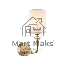 Настенный светильник Ambrella light LH71506 BS/FR латунь/белый матовый E14 max 40W 230*120*310