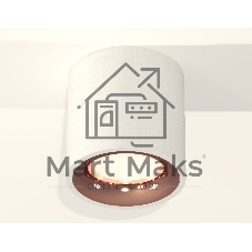 Светильник Ambrella Light XS7531025 SWH/PPG белый песок/золото розовое полированное MR16 GU5.3 (C7531, N7015)