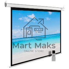Экран Cactus 225x300 см MotoExpert CS-PSME-300x225-WT 4:3 настенно-потолочный рулонный белый (моторизованный привод)