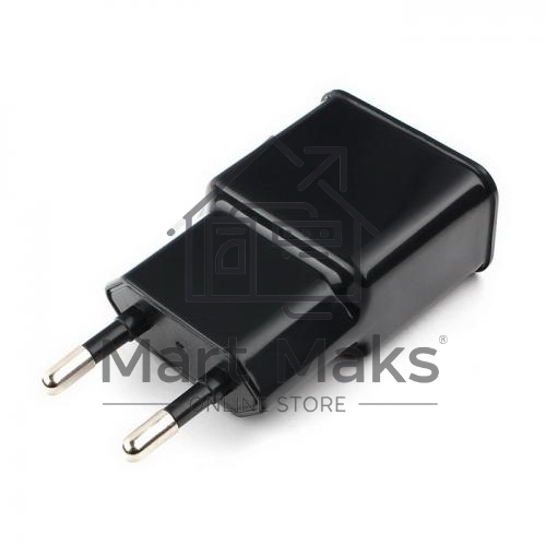 Адаптер питания Cablexpert MP3A-PC-12 100/220V - 5V USB 2 порта, 2.1A, черный