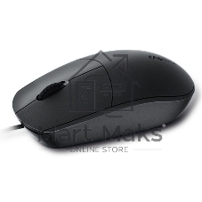 Мышь проводная Rapoo N100 черный, 1600 dpi, USB, кнопки - 3