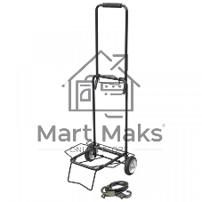 Тележка Рыжий кот BX-25ZP-2 черная, металл. колеса, до 25 кг
