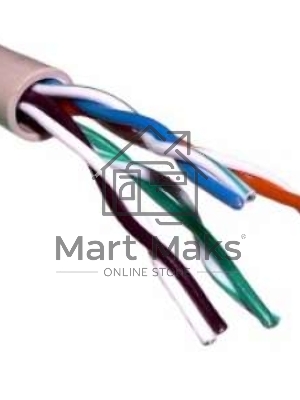 Кабель витая пара Rexant U/UTP cat.5e 4х2х24AWG solid CU PVC сер. (м)