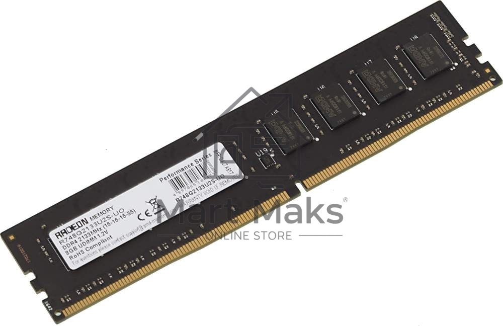 Оперативная память AMD Radeon R7, DDR4, 8GB (1x8GB), 2133MHz, CL15, DIMM, OEM