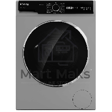Стиральная машина Korting KWD 58L1496S серебристый, загрузка фронтальная 9 кг, 1400 об/мин., класс: А