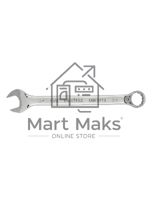 Ключ комбинированный Matrix, 24 мм, CrV, полированный хром