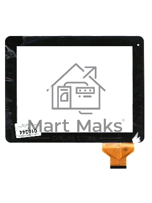 Сенсорное стекло (тачскрин) QSD E-C97001-01, черное