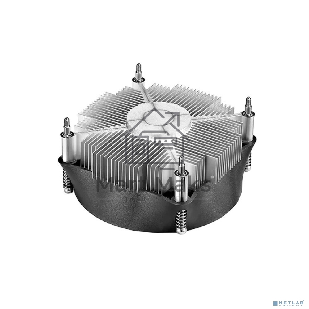 Кулер для процессора DEEPCOOL THETA 15 PWM черный, 100 мм, алюминий, 2800 об/мин, 36 дБ, 4 pin, 65 Вт, 52 мм
