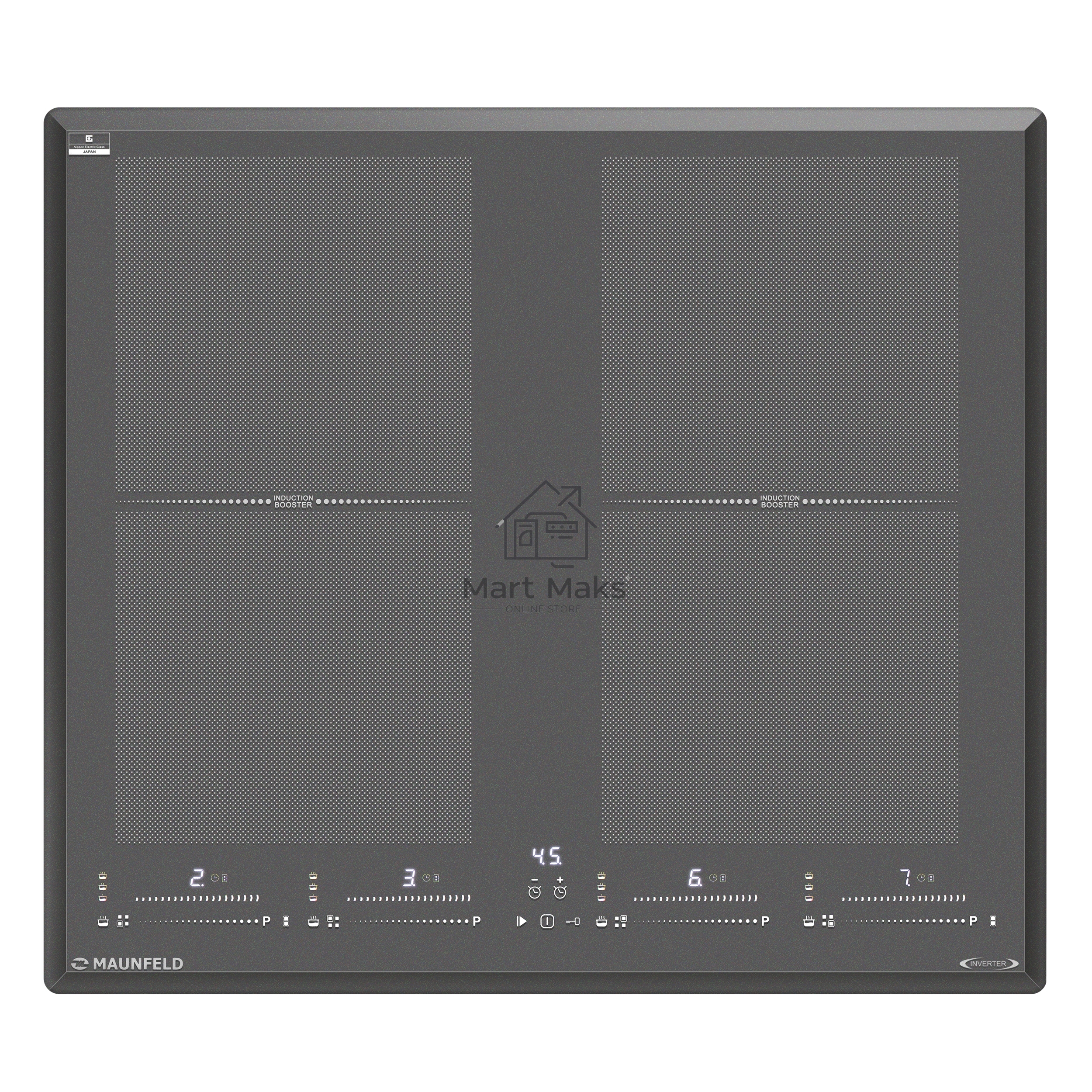 Индукционная варочная панель Maunfeld CVI594SF2DGR Inverter