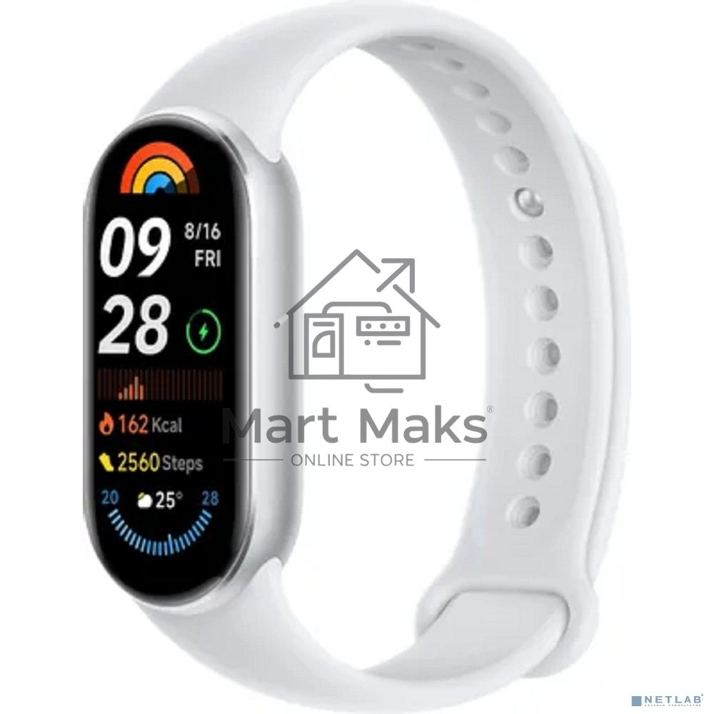 Фитнес трекер Xiaomi Smart Band 9 Glacier серебристый / серебристый