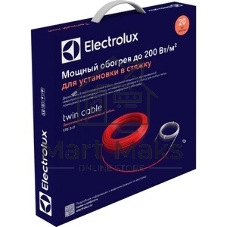 Теплый пол Electrolux ETC 2-17-1000 греющий кабель 4.5мм 1000Вт 8.3м2 гарантия 20лет