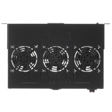 Блок вентиляторов Lanmaster (TWT-CB-FANV3-RACK) 3 вент. черный (упак.:1шт)
