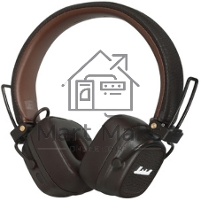 Беспроводные/проводные наушники Marshall Major V коричневый, накладные, Bluetooth + проводной, беспроводная зарядка, до 100 ч