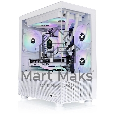 Компьютерный корпус Thermaltake View 170 TG ARGB белый без БП mATX 4x120мм 2x140мм 1x200мм 2xUSB 3.0 audio bott PSU