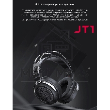 Проводные наушники FiiO JT1 черный, полноразмерные, Jack 3.5 мм