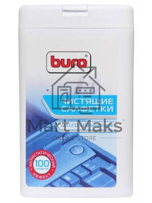 Салфетки Buro BU-tft для экранов ЖК мониторов туба 100шт влажных