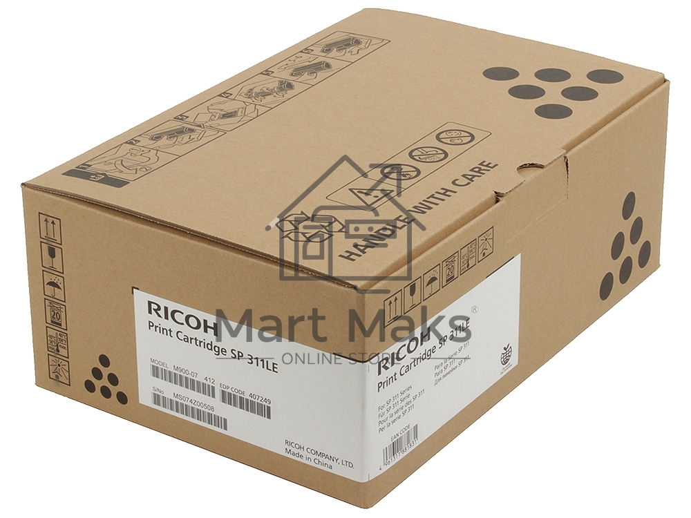 Картридж лазерный Ricoh SP 311LE черный для SP 311DN/311DNw/311SFN/311SFNw 2000 стр.