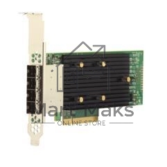 Адаптер HBA SAS 9400-16e SGL (05-50013-00), PCIe 3.1 x8 LP, Tri-Mode SAS/SATA/NVMe 12G HBA, 16port(2*ext SFF8644), 3416 IOC