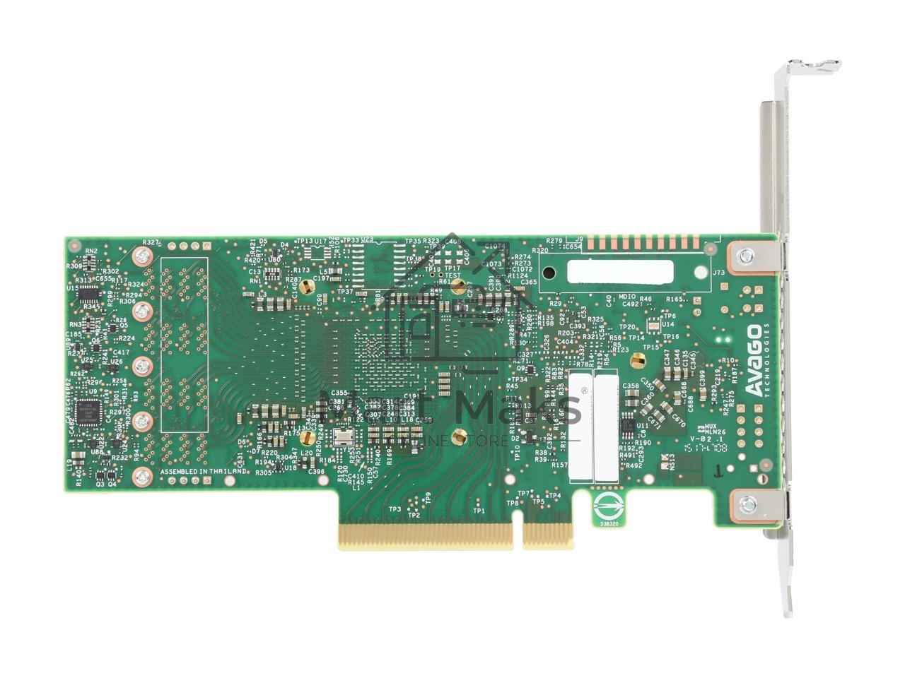 Адаптер HBA SAS 9400-16i SGL (05-50008-00), PCIe 3.1 x8 LP, Tri-Mode SAS/SATA/NVMe 12G HBA, 16port(2*int SFF8643), 3416 IOC