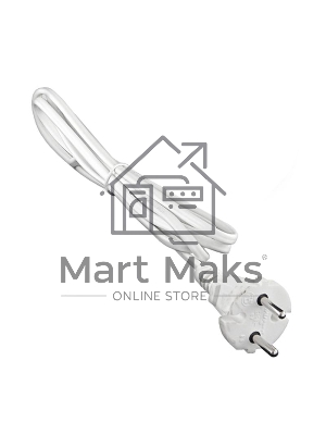 Шнур с электр. вилкой (ШВВП-ВП 2х0.75) 2.2м бел. UNIVersal 9632227 Шнур с электр. вилкой (ШВВП-ВП 2х0.75) 2.2м бел. UNIVersal 9632227