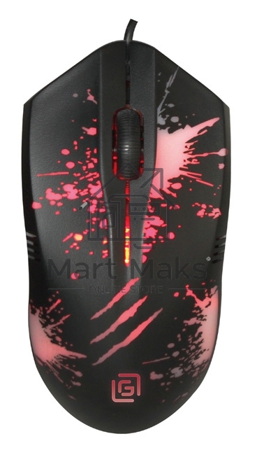 Мышь проводная Oklick 399M STIGMA черный, 1200 dpi, USB, кнопки - 3