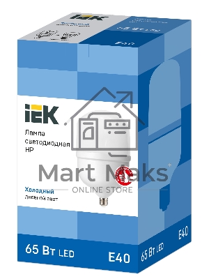Лампа светодиодная IEK LLE-HP-65-230-65-E40 HP 65Вт 230В 6500К E40