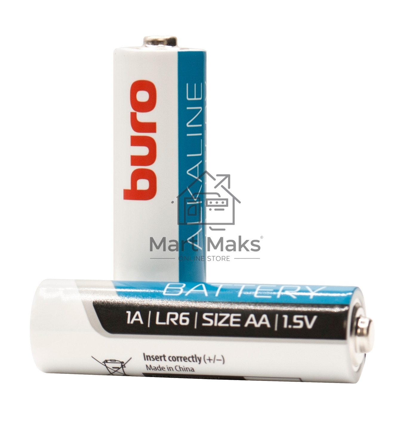 Батарея Buro Alkaline LR6 AA (2шт) блистер