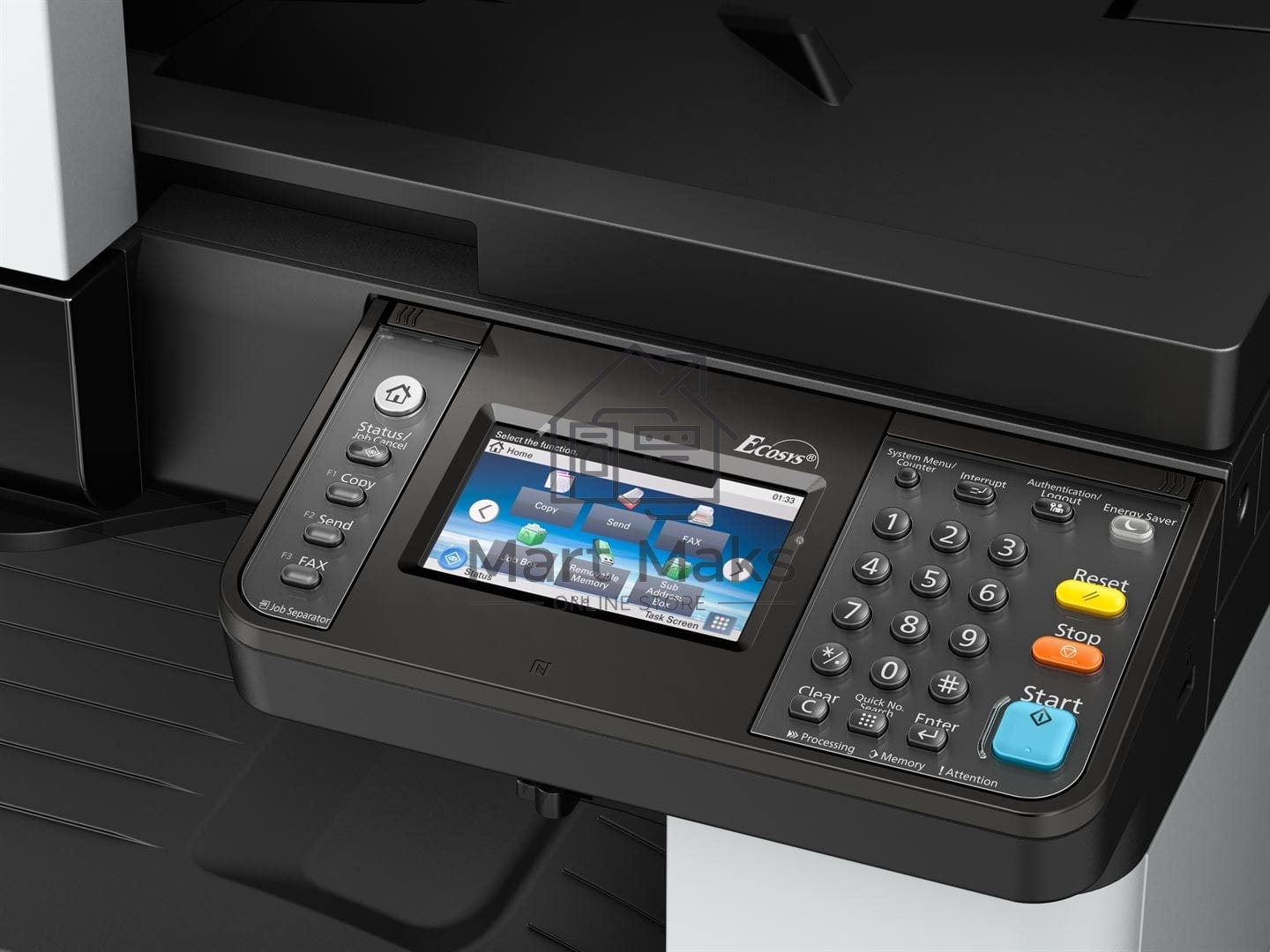 МФУ лазерный Kyocera Ecosys M4125idn (1102P23NL0), A3, ч/б, печ. до 25 стр/мин. (А4) до 12 стр/мин. (А3), скан. до 50 стр/мин., 1200 x 1200 dpi (печать) 600x600dpi (скан.), USB, RJ-45, NFC, Air Print, Mopria