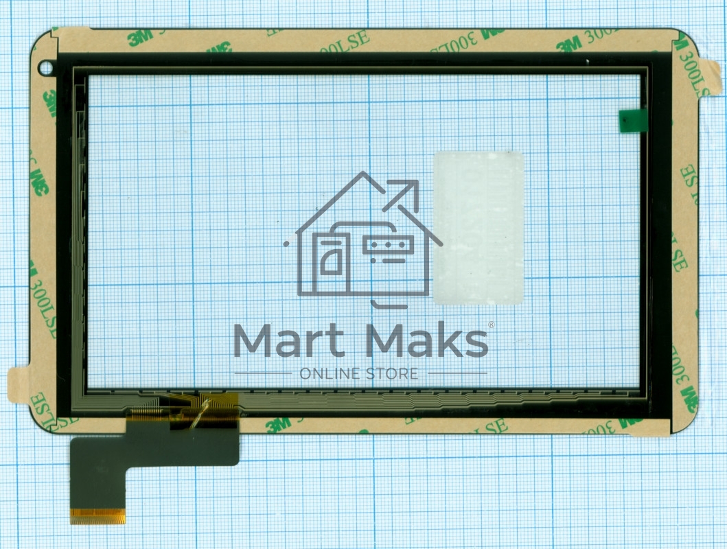 Сенсорное стекло (тачскрин) SG5137A-FPC-V1, черное