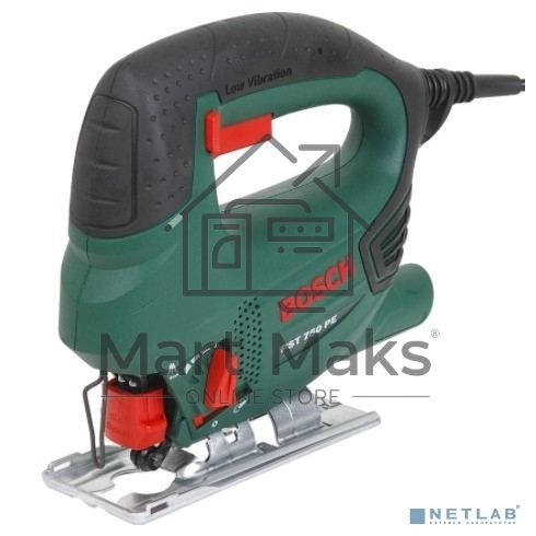 Лобзик Bosch PST 750 PE 06033A0520 Лобзик 530 Вт, 500 - 3100 ходов/мин, 2.4 кг