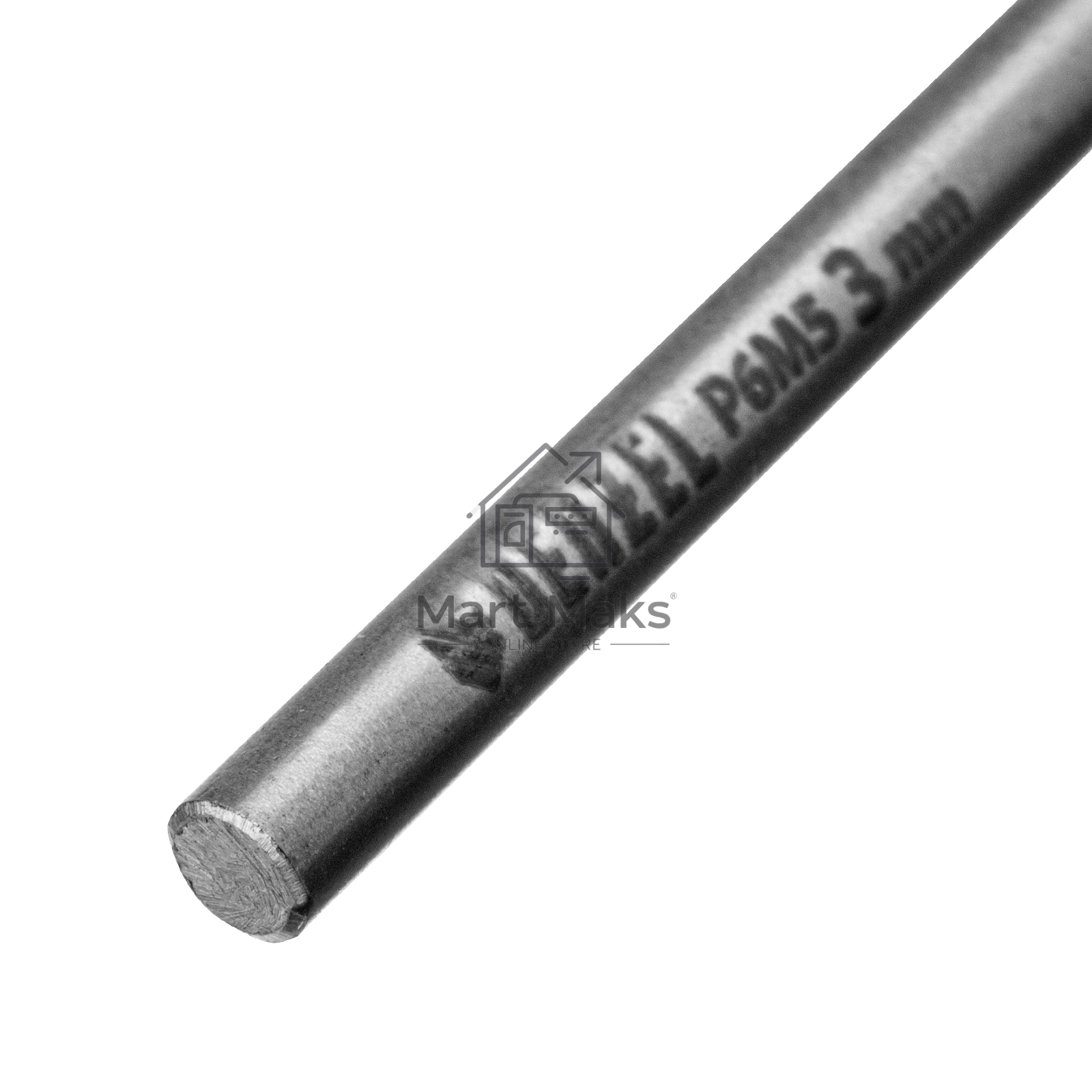 Сверло спиральное по металлу 3 x 60мм, Р6М5, Golden Tip, 2шт. Denzel