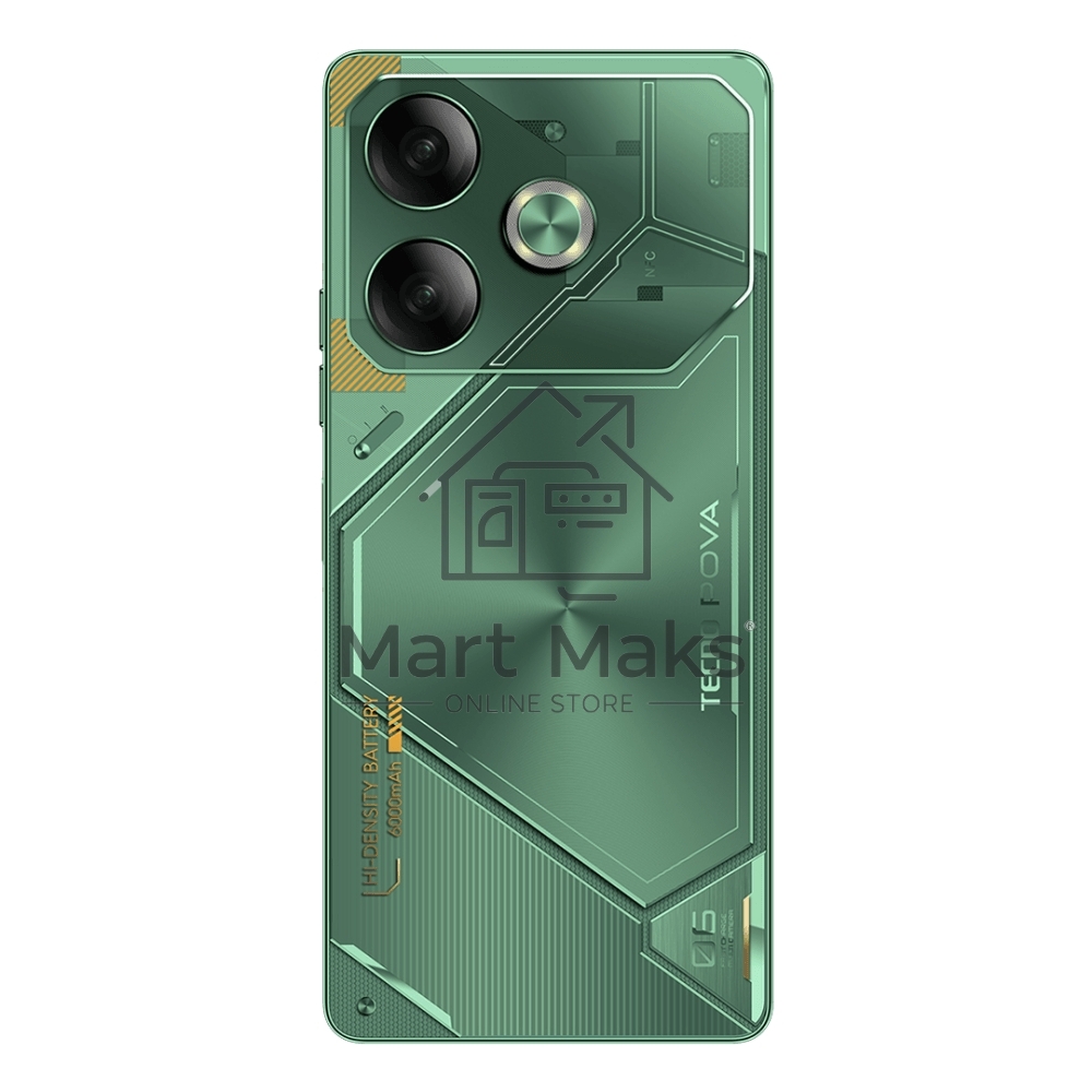 Смартфон Tecno POVA 6 LI7, 8/256Gb, зеленый