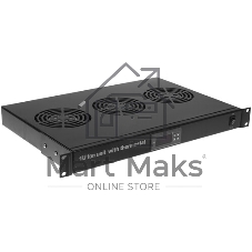 Блок вентиляторов Lanmaster (TWT-CB-FANV3-RACK) 3 вент. черный (упак.:1шт)