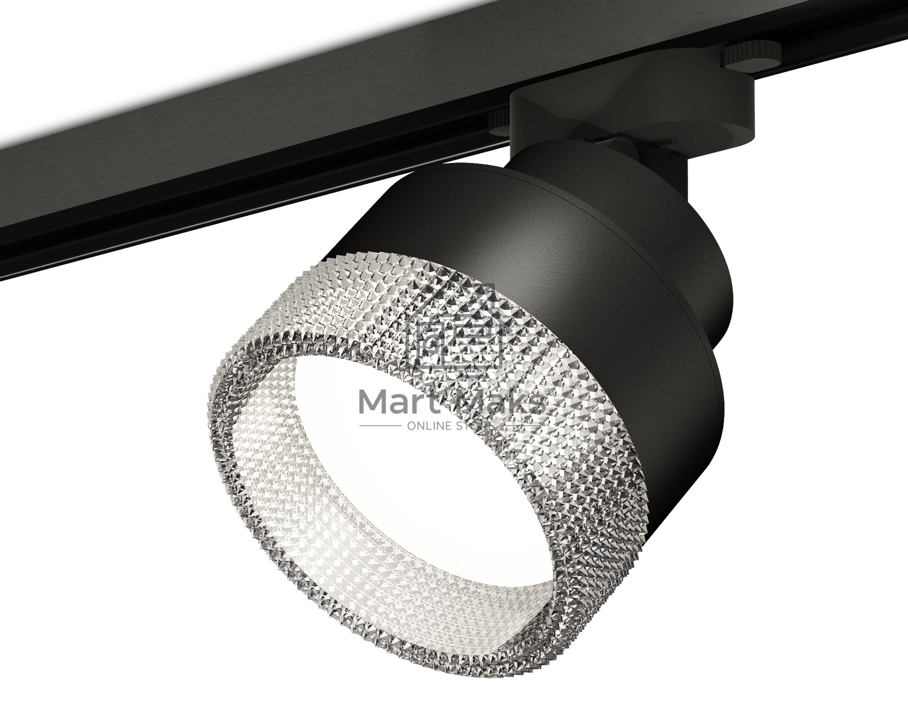 Светильник Ambrella light XT8102040 SBK/CL черный песок/прозрачный GX53 (A2526, A2106, C8102, N8480)