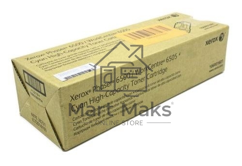 Картридж лазерный Xerox 106R01601 голубой для Xerox Ph 6500/WC 6505 (2500 cтр)(Channels)