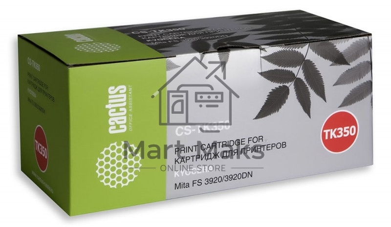 Картридж лазерный Cactus CS-TK350 черный (15000 стр.) для Kyocera Mita FS 3920/3920DN