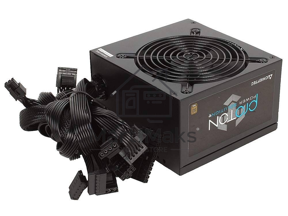 Блок питания Chieftec BDF-750C, 750Вт 80 PLUS Bronze, 140мм, модульный, черный