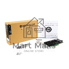 Адаптер HBA SAS 9400-16i SGL (05-50008-00), PCIe 3.1 x8 LP, Tri-Mode SAS/SATA/NVMe 12G HBA, 16port(2*int SFF8643), 3416 IOC