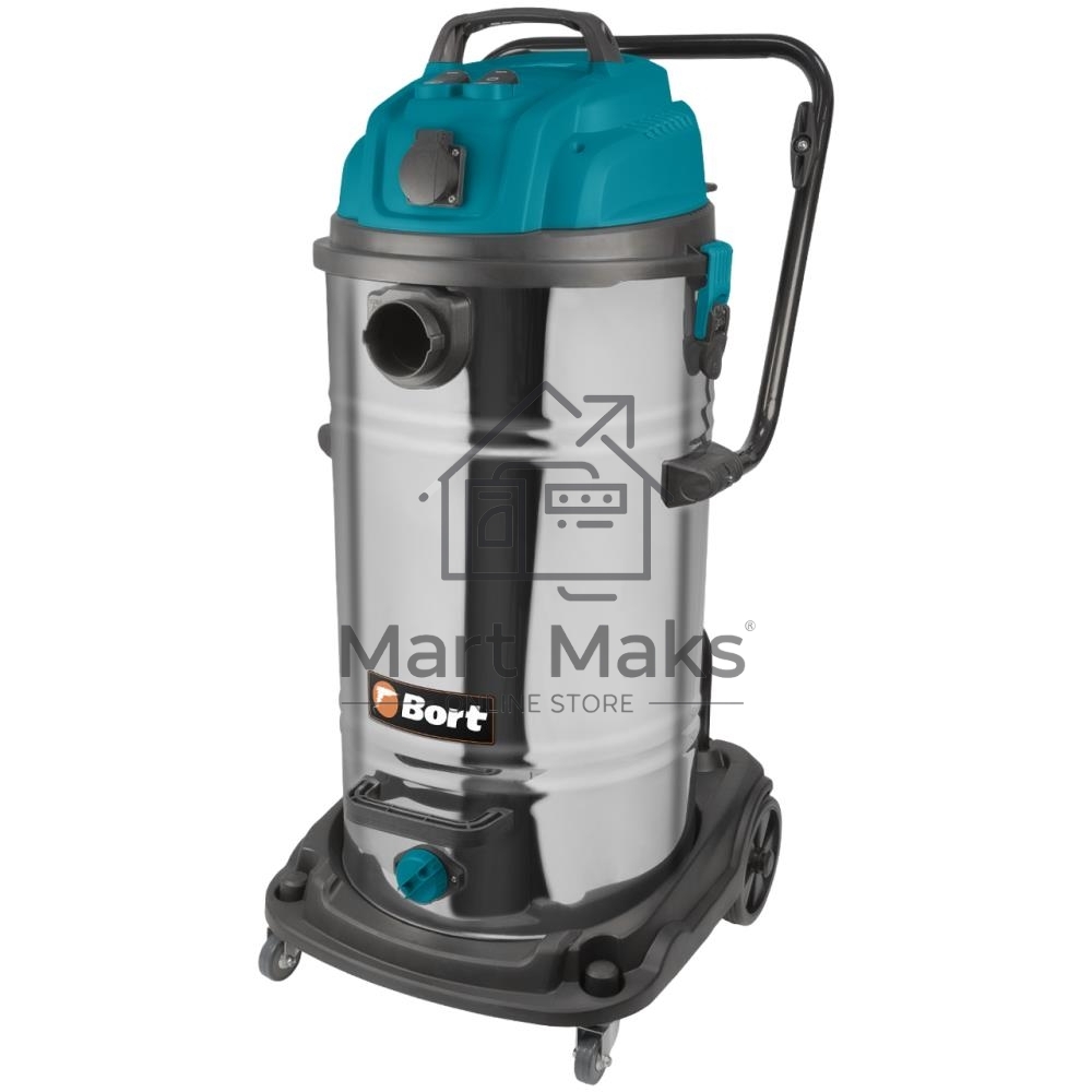 Строительный пылесос Bort BSS-2260-Twin 2200Вт (уборка: сухая/влажная) синий
