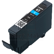 Картридж струйный Canon CLI-65 C голубой 12,6 мл