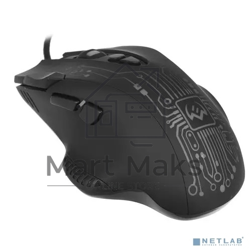 Мышь проводная SVEN RX-G715 черный, 3200 dpi, USB, кнопки - 8
