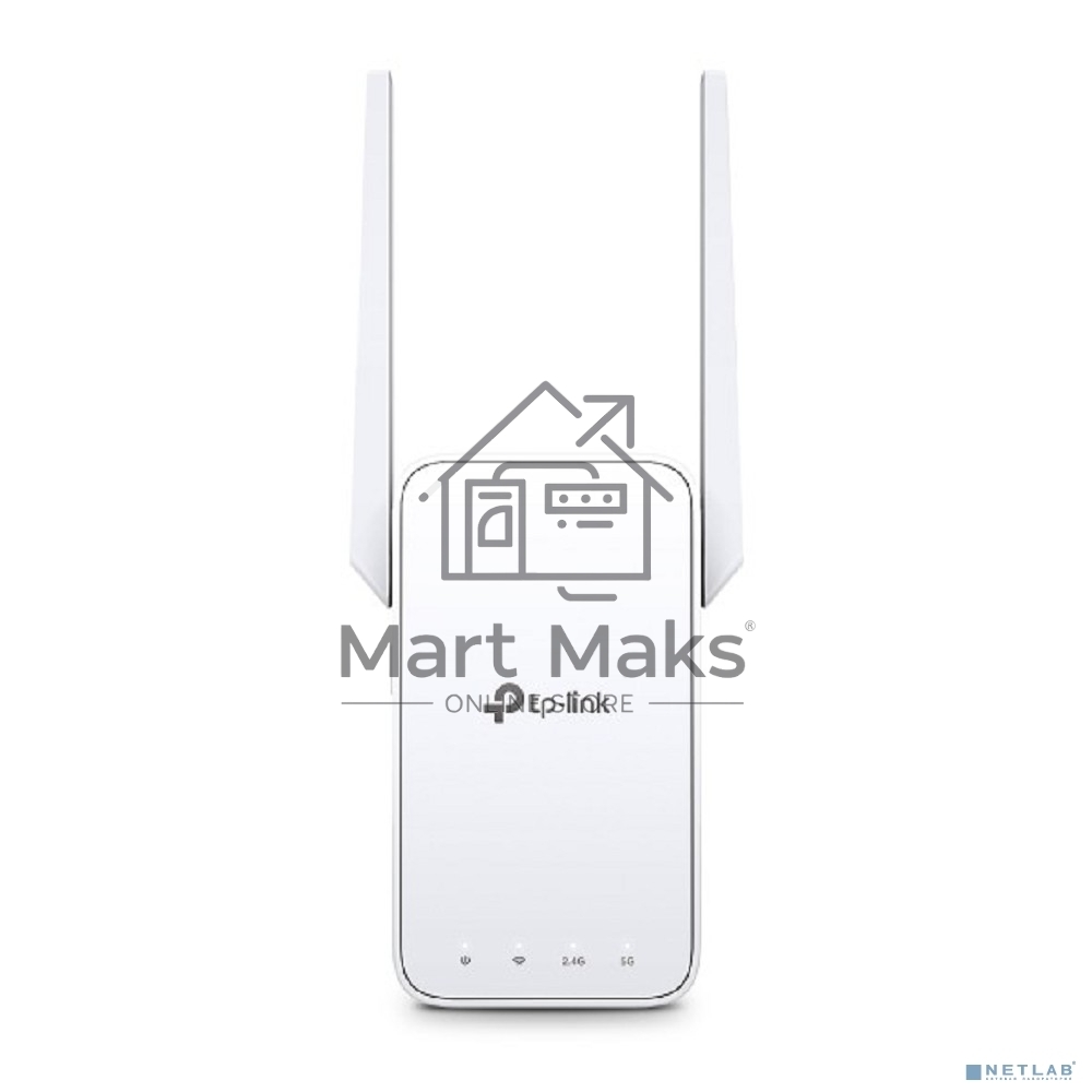Усилитель TP-Link Wi-Fi сигнала AC1200 OneMesh Wi-Fi Range Extender/Signal Amplifier, dual-band Wi-Fi, two external antennas, 1 10/100Mbps port, 1 WPS button, supports RE/AP mode, Smart signal indicator, easy setup/management via Tether APP/Web UI.