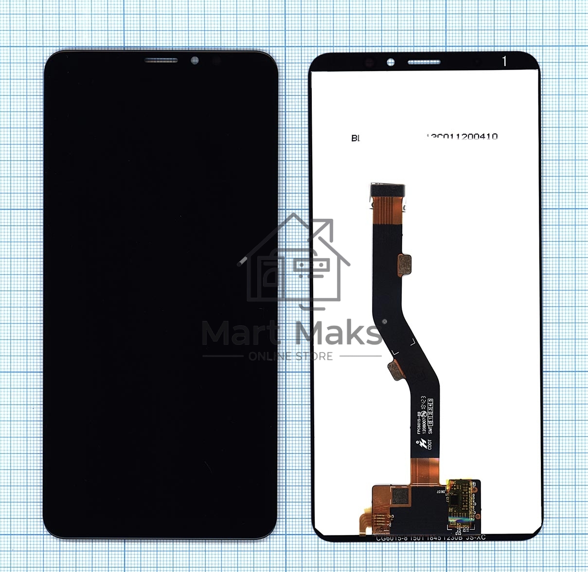 Дисплей для Meizu Note 8, черный