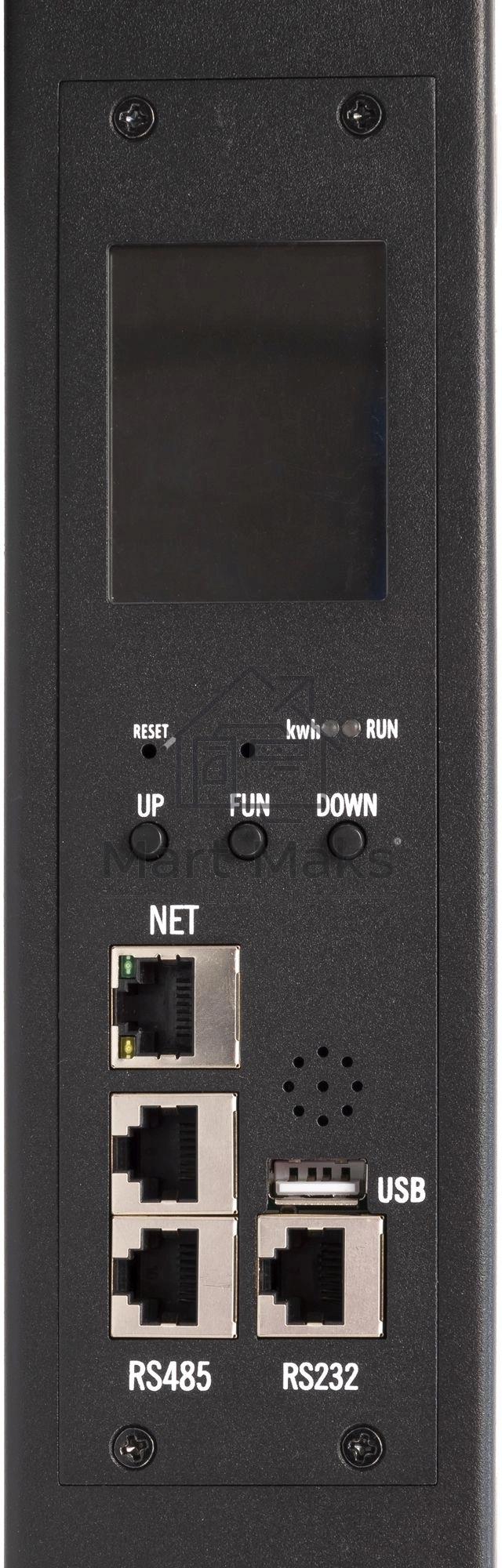 Блок распределения питания Powercom PDU-16AVMS20-18C13-2C19 18*C13+2*C19, 16A, 1,5U (1968234)