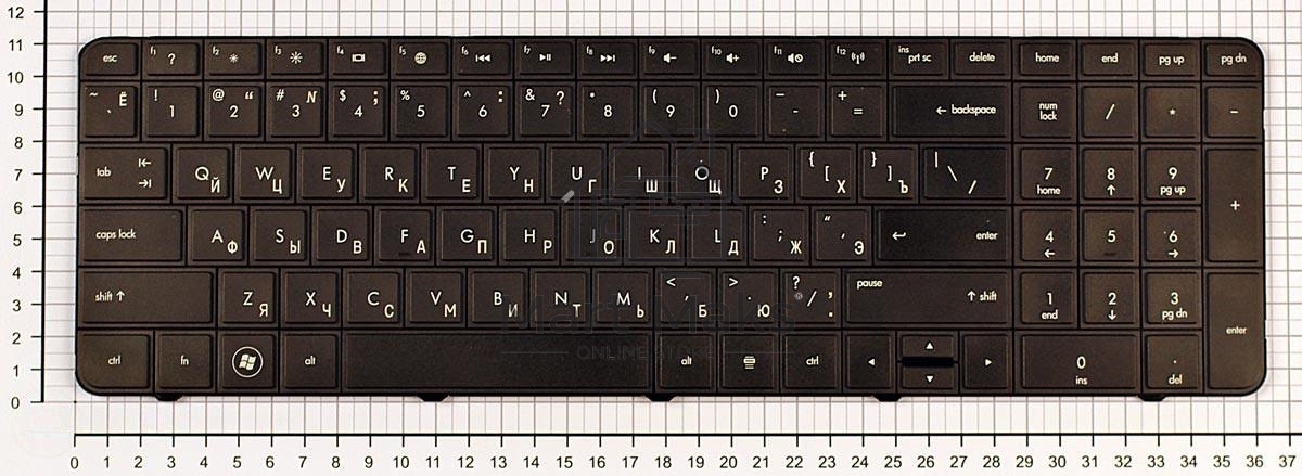 Клавиатура для ноутбука HP Pavilion G7 G7-1000 черная