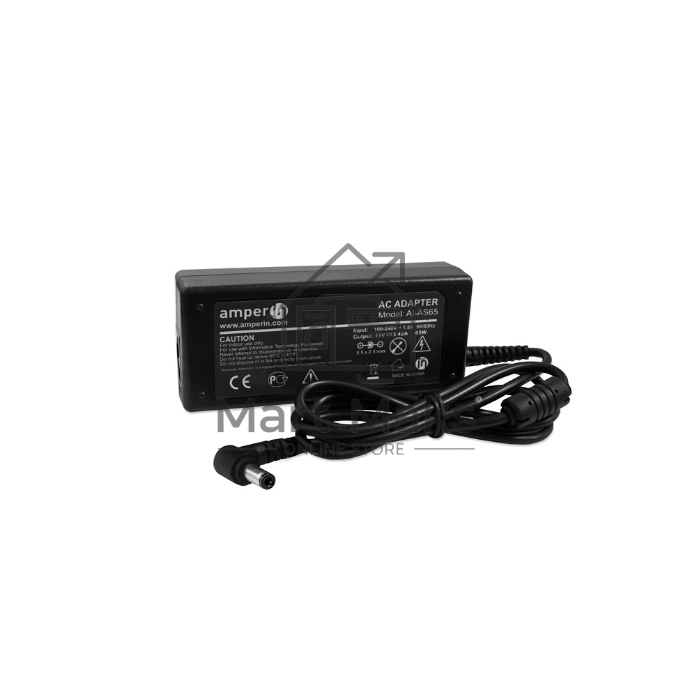 Блок питания (сетевой адаптер) Amperin AI-AS65 для ноутбуков Asus 19V 3.42A 5.5x2.5
