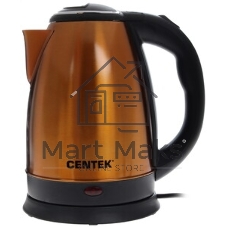 Чайник электрический Centek CT-1068 металл 2л, 2000W, хромированная вставка на крышке