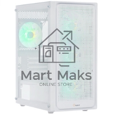 Компьютерный корпус Ocypus Gaммa C50 WH ARGB, MATX, USB 3.0*1+USB 2.0*2, FRONT 3x120мм ARGB, REAR 1x120мм ARGB